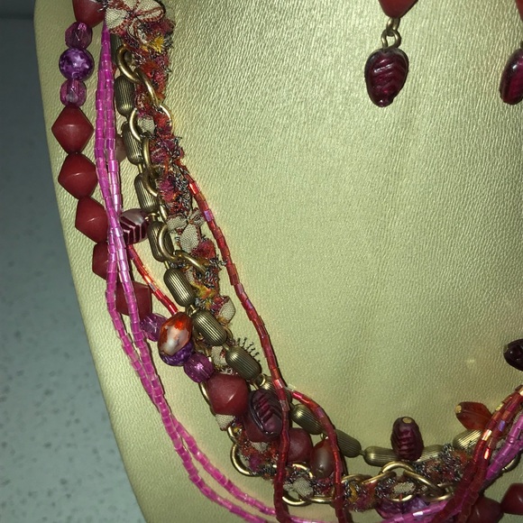 Chico’s Necklace Earring set - Picture 5 of 6